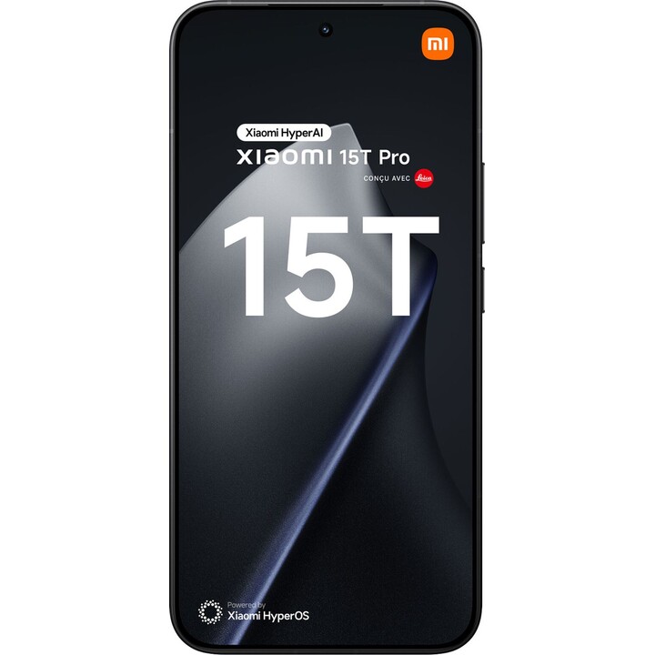 Xiaomi 15t Pro 5G, 12 GB 1 TB, 6,83 AMOLED, Leica Camera 50 MP, Schwarz