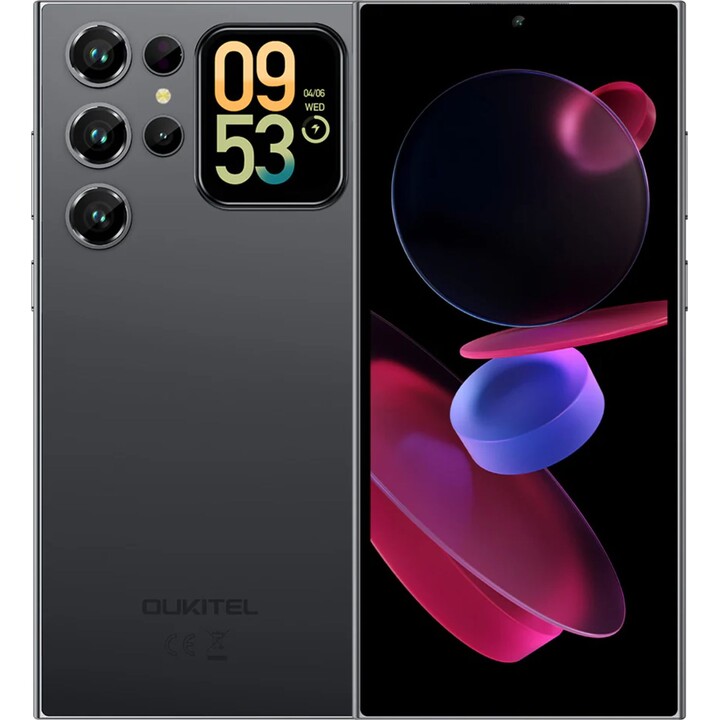 Oukitel C62 Pro, 8GB 256 GB, smartphone 4G, UNISOC T606, batteria da 5150 mAh, nero
