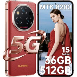 Oukitel WP210 5G, 12GB 512GB, 6.7 AMOLED FHD+, 8800mAh, Rojo
