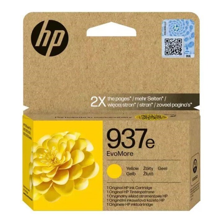 HP 937e EvoMore Gelb Original Druckerpatrone