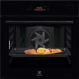 Electrolux LOB8S38Z SteamPro 800, 70L 3500W multifunction steam oven with MealAssist food sensor, Black