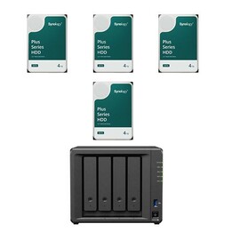 Boîtier serveur NAS Synology DiskStation DS425+ 16 To à 4 baies + 4 disques durs Synology Plus 3,5" SATA 6 Gb/s 4 To