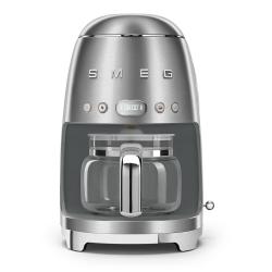 Cafeteira de gotejamento Smeg estilo 50 prata dcf02sseu