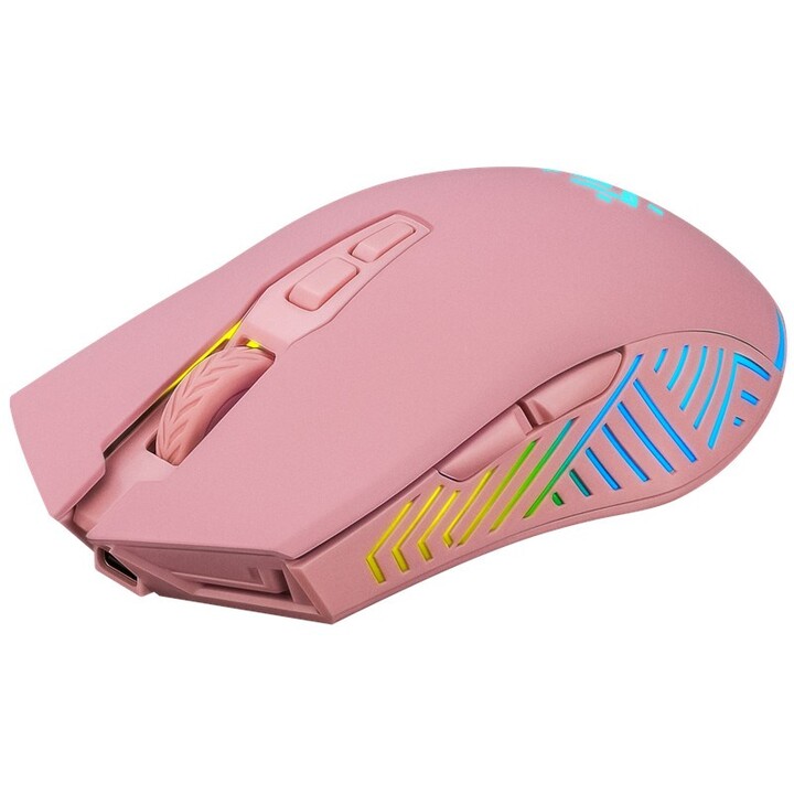 MOUSE WIRELESS DEFENDER PANDORA RF ROSA 3200dpi 7P