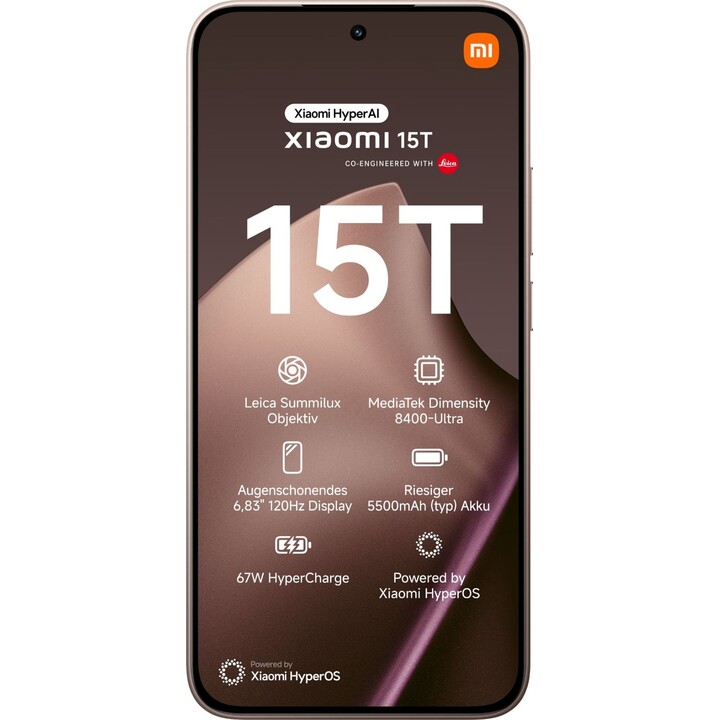 Xiaomi 15T 5G, 12GB 256GB, 6.83 AMOLED, Leica Camera 50MP, Gold