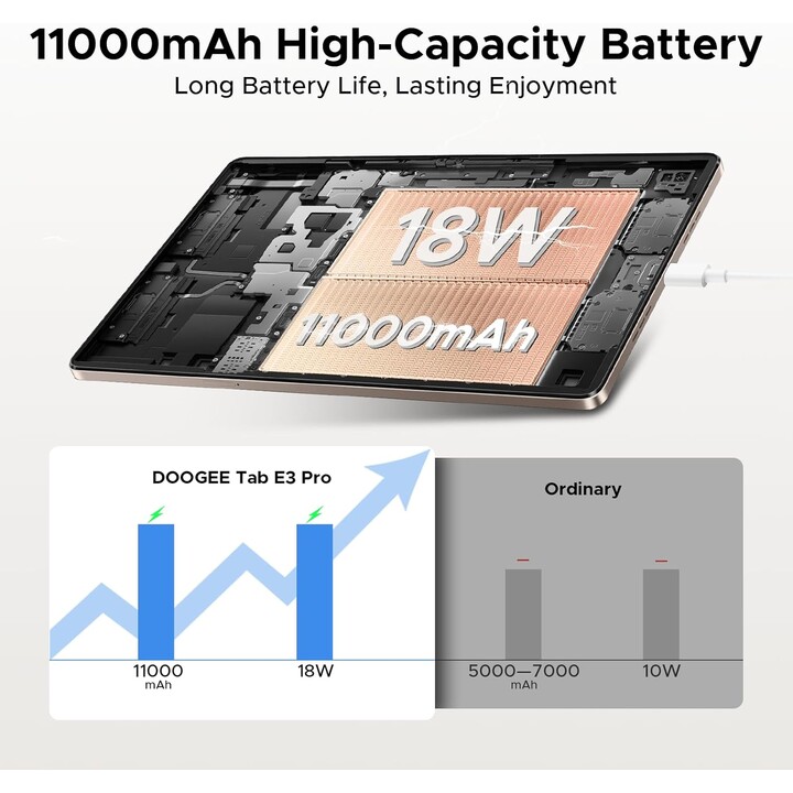 Doogee E3 Pro 13" 8GB/256GB WiFi + 4G Negro