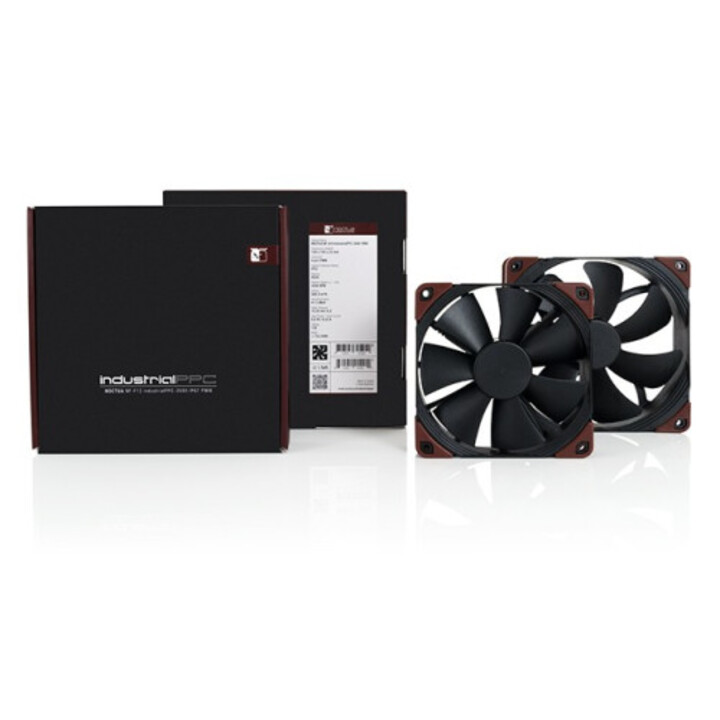 Noctua Case Fan Nf-f12i Ippc 2000 Pwm, Industrial, 120mm, 120x120x25mm, 12v, 2000rpm/450rpm, 29.7 Db(a), 121.8 M3/h, 3.94 Mm H2o