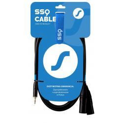 SSQ MIXLR3 - Cable Jack Stereo 3,5 mm - 2x XLR 3 m