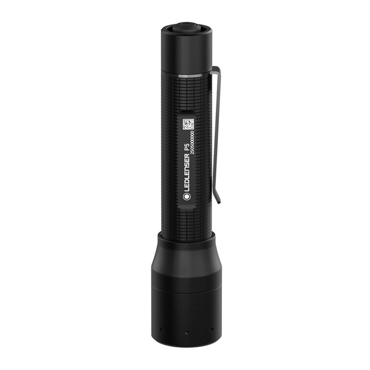 Lanterna LED Ledlenser P5 Preta com Clipe