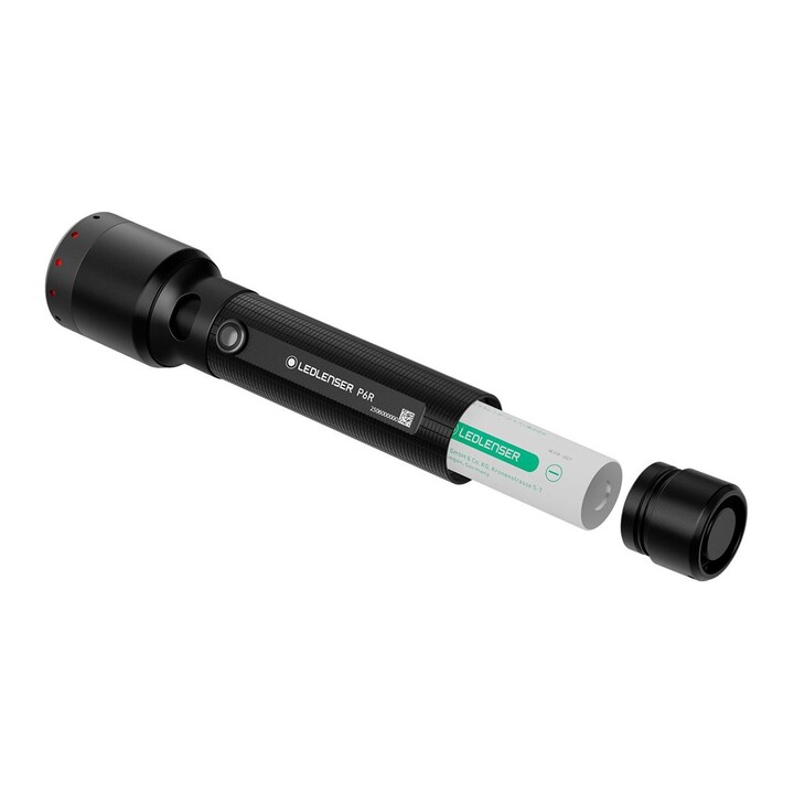 Ledlenser P6R Black LED Handheld Flashlight