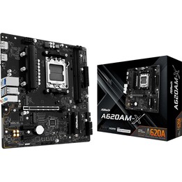 Asrock AMD A620A SAM5 Micro-ATX Motherboard DDR5 Memory 2 Memory Slots A620Am-X