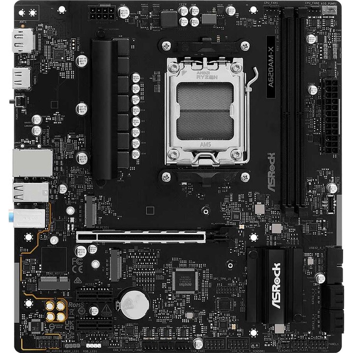 Scheda madre Asrock AMD A620A SAM5 Micro-ATX Memoria DDR5 2 slot di memoria A620Am-X