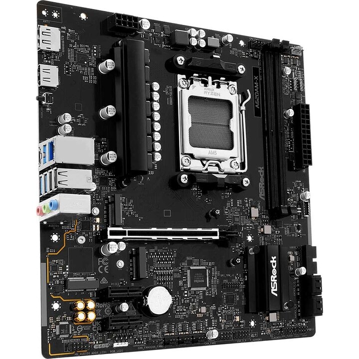 Scheda madre Asrock AMD A620A SAM5 Micro-ATX Memoria DDR5 2 slot di memoria A620Am-X