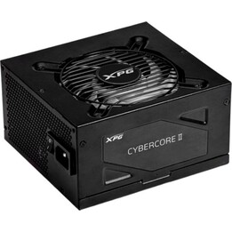 Fuente de alimentación Adata de 1000 vatios, eficiencia MTBF 80 Plus Platinum, 125 000 horas Cybercore II 1000P-BKCEU
