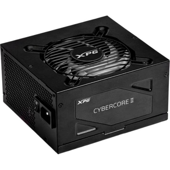 Fuente de alimentación Adata de 1000 vatios, eficiencia MTBF 80 Plus Platinum, 125 000 horas Cybercore II 1000P-BKCEU