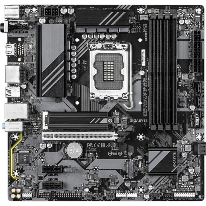 Gigabyte Intel B760 Express Motherboard Lga1700 Micro-ATX DDR5 Memória 4 Slots B760Mds3Hwf6Egen5