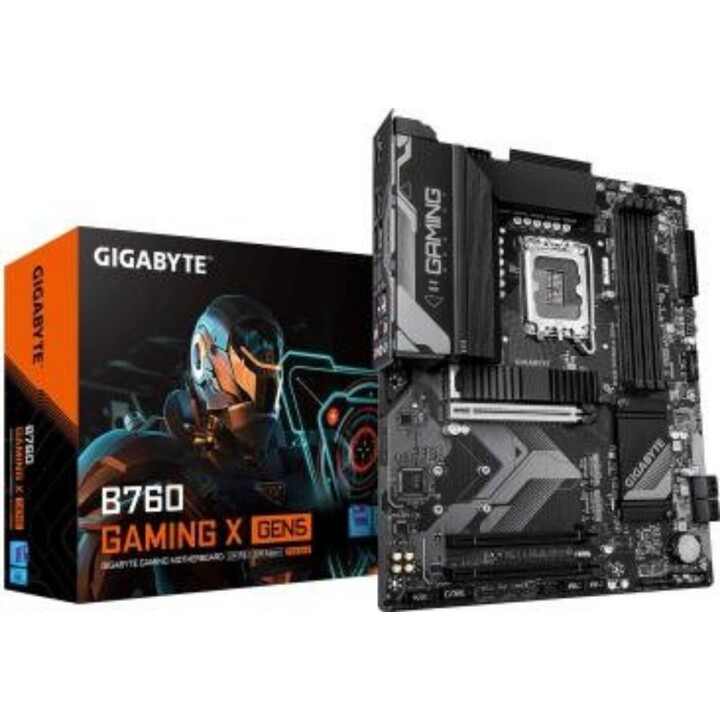 Gigabyte Intel B760 Express Motherboard Lga1700 ATX DDR5 Memory 4 Memory Slots B760Gamingxgen5