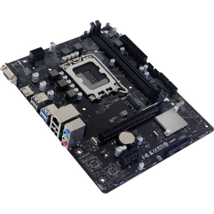 Scheda madre Biostar Intel H610 LGA1700 Micro-ATX Memoria DDR4 2 slot di memoria H610MHC2.0