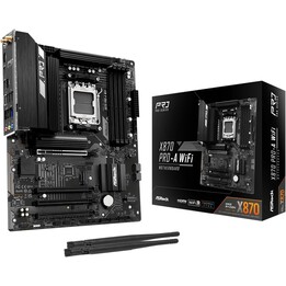 Placa base Asrock Amd X870 Sam5 ATX con memoria DDR5 y 4 ranuras X870Pro-Awifi
