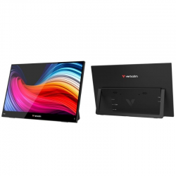 Verbatim Touch Light 15.6&#39; Portable Touch Monitor/ Full HD/ Multimedia/ Black