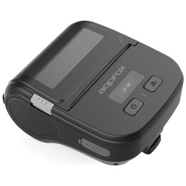 Approx appPOS80PORTABLEWIFI stampante termica portatile Wi‑Fi Bluetooth USB‑C nera