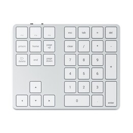 Satechi ST-XLABKS Numerische Tastatur Universal Bluetooth Silber