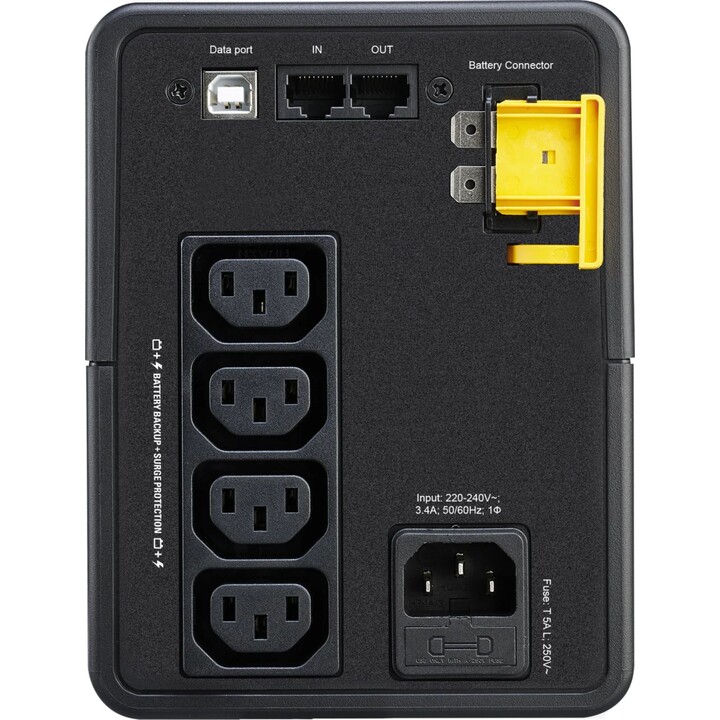 APC Sistema de alimentación ininterrumpida, 750 VA, Torre, 230 V, 4 IEC C13, AVR