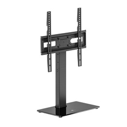 Universal-TV-Ständer Maclean, für RTV-Schrank, Ständer, max. 40kg, max. VESA 400x400, Höhen- und Winkelverstellung, für TV-Gerät