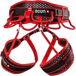 Arnés de escalada de pared grande Ocun Webee Bigwall Rojo/Negro L/X
