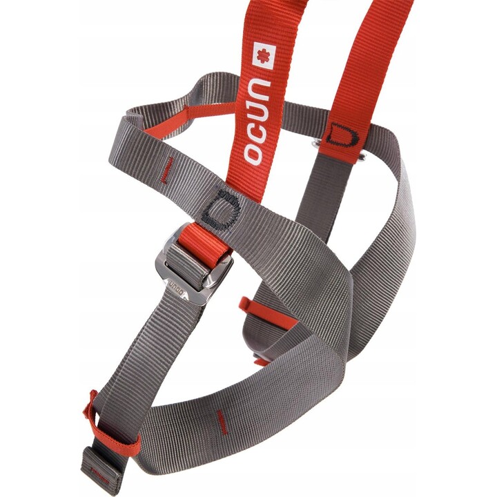 Kinder Klettergurt Ocun Mojo - rot/grau
