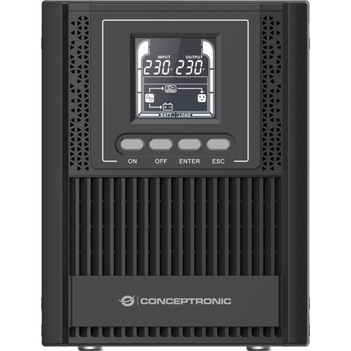 SAI de torre en línea ZEUS52E1K de 1000 VA y 900 W, IEC
