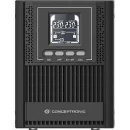 UPS online a torre da 1000 VA e 900 W -- HID USB, Porta EPO, 3x SCHUKO 1x seriale RS232, USB