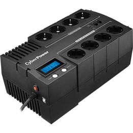 UPS Cyberpower Line Interactive BR1000ELCD / 1000VA-600W / 8 Saídas / Formato de Bloco