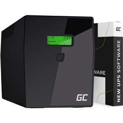 Green Cell UPS04 Uninterruptible Power Supply (UPS) Line Interactive 1999 VA 900 W 5 AC Outlets