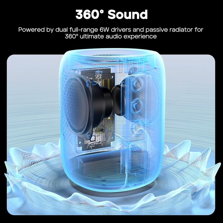 Tribit StormBox Mini+ 12W Bluetooth v5.4 Nero