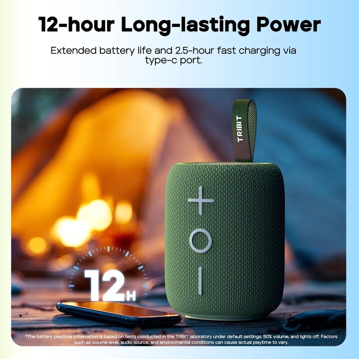 Tribit StormBox Mini+ 12W Bluetooth v5.4 Azul