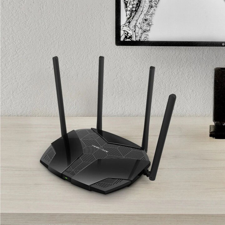 Enrutador WiFi 6 Mercusys MR70X AX1800 de doble banda (1201 Mbps a 5 GHz + 574 Mbps a 2,4 GHz)