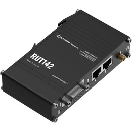 Teltonika Enrutador industrial RUT142 WiFi 4, RS232, 2x RJ45 100Mb/s, IP30