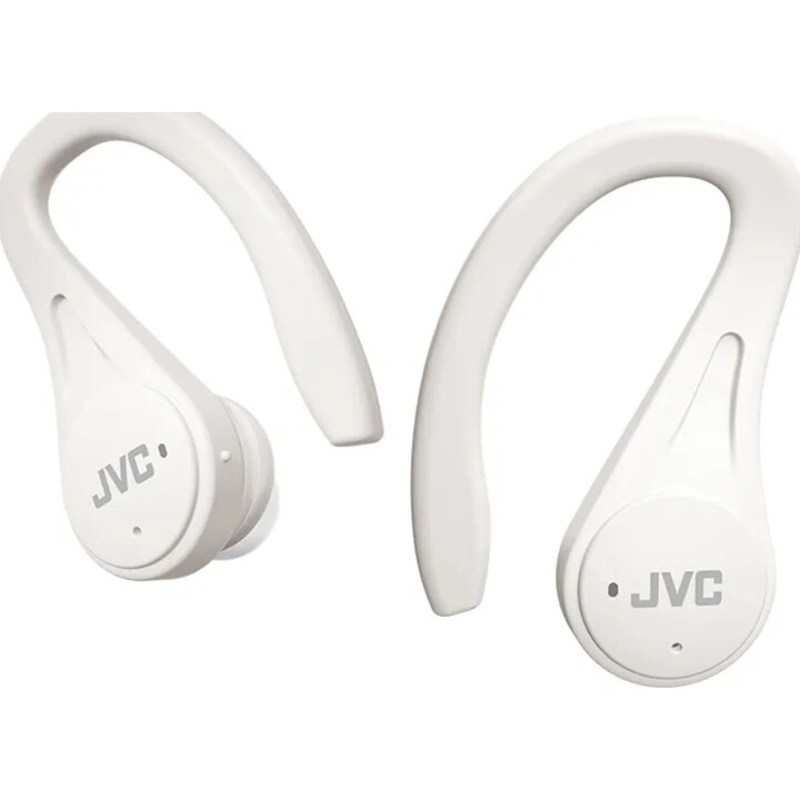 JVC True Wireless Sport – kabellose Kopfhörer mit vollständiger Sicherheit, leicht und kompakt, weiß