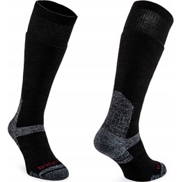 Chaussettes hautes alpines Bridgedale Explorer Heavy Merino P - Noir