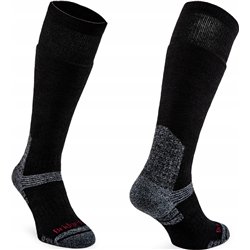 Chaussettes hautes alpines Bridgedale Explorer Heavy Merino P - Noir