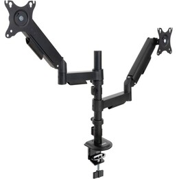 TooQ DB1533TNR-B Dual Monitor Desk Stand/ Swivel/ Tilt/ Up to 9kg