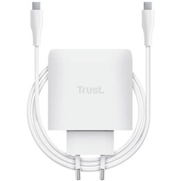 Trust Maxo 65W GaN Wall Charger/ 1xUSB Type-C/ Includes USB Type-C Cable/ 65W