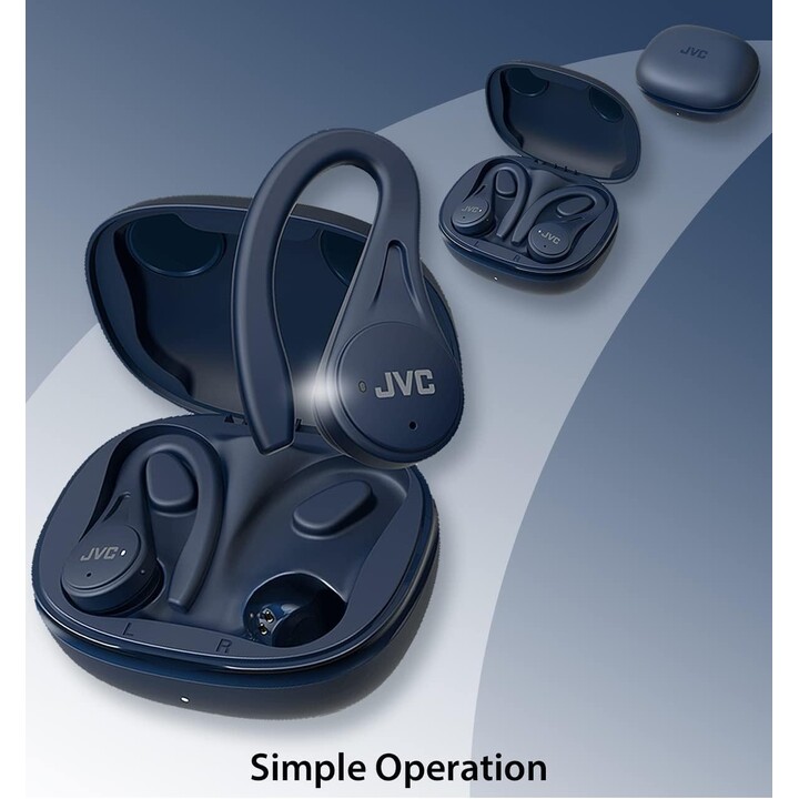 Fones de ouvido intra-auriculares JVC HA-EC25TAU Azul