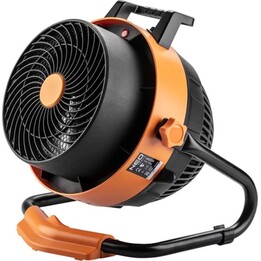 Neo Tools 90-070, Calefactor eléctrico 2 en 1 con ventilador de 2400 W para uso interior, naranja