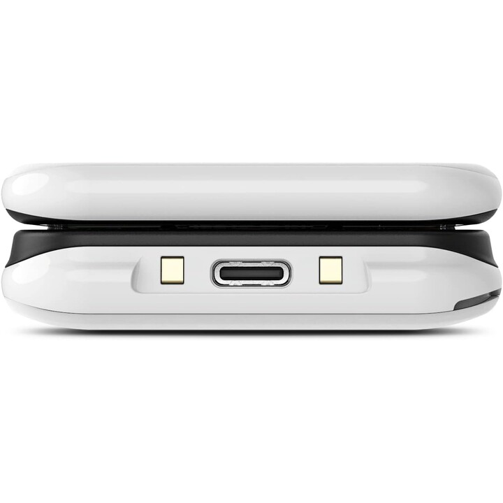 Emporia simplicidade glam 4g, unisoc ums9117, tela de 2,8 polegadas, branco