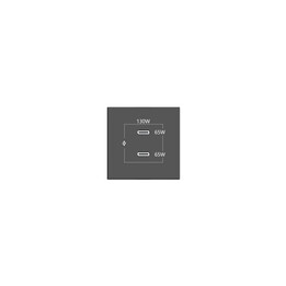 Kramer Connect - Room Connectivity Black 2 Ports Usbc 130w (