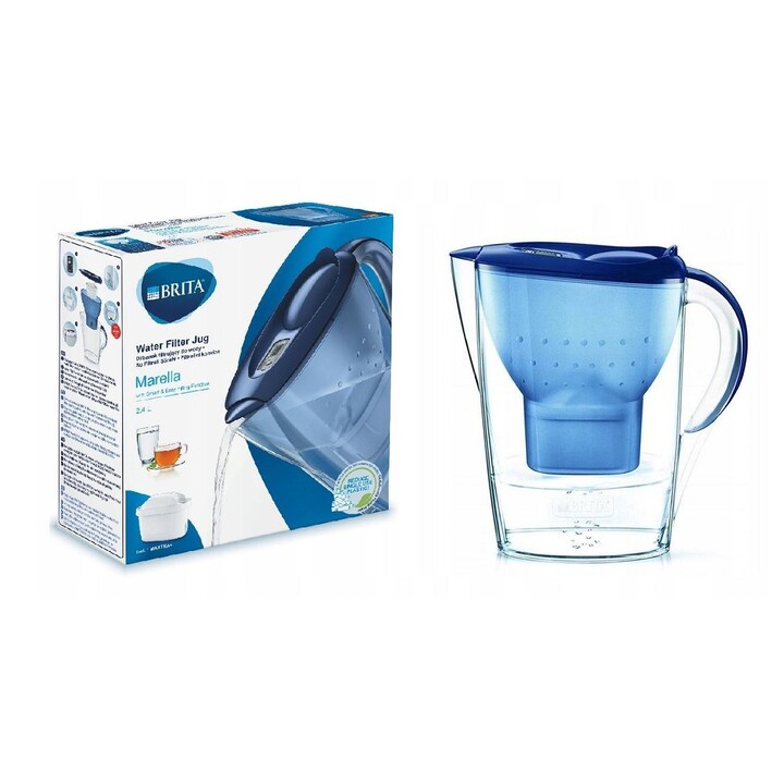 Jarro com filtro Brita Marella+1 Maxtra Pro PP (2,4 l; grafite)