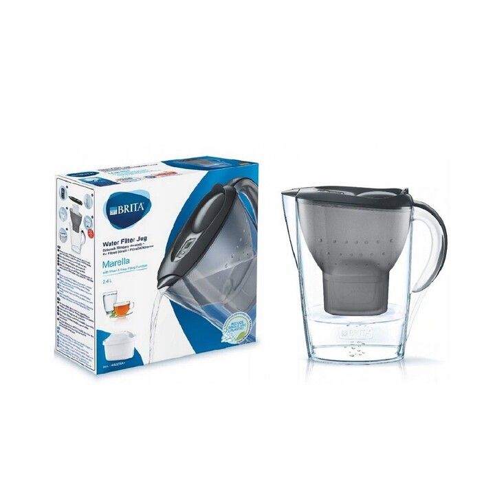 Jarro com filtro Brita Marella+1 Maxtra Pro PP (2,4 l; grafite)