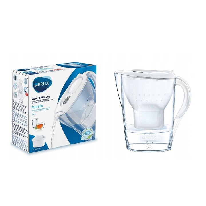 Jarro com filtro Brita Marella+1 Maxtra Pro PP (2,4 l; grafite)
